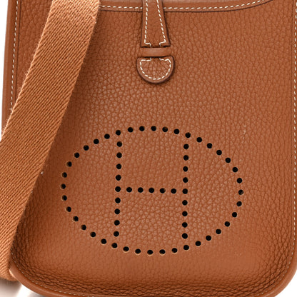 Hermes Taurillon Clemence Evelyne TPM Gold 5 of 9