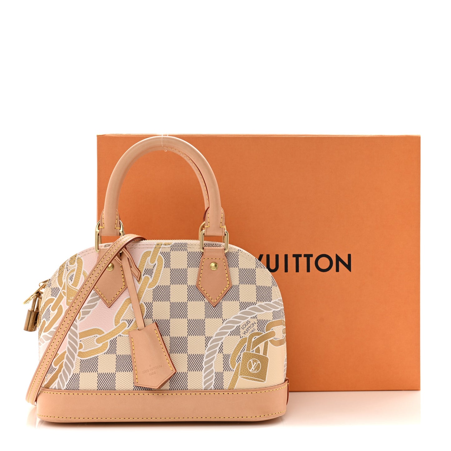 Damier Azur Nautical Alma BB