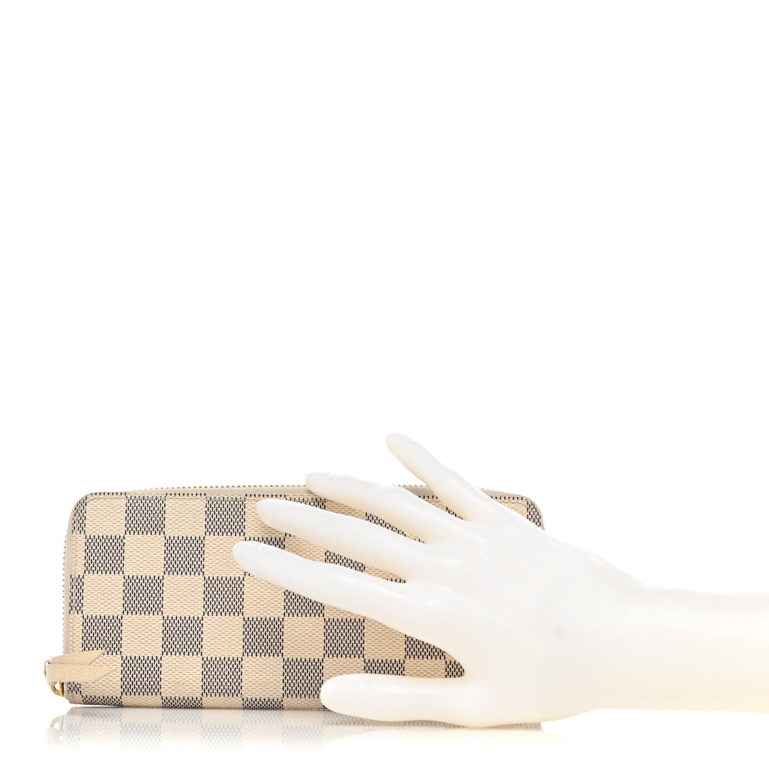 Louis Vuitton Damier Azur Clemence Wallet 2 of 14