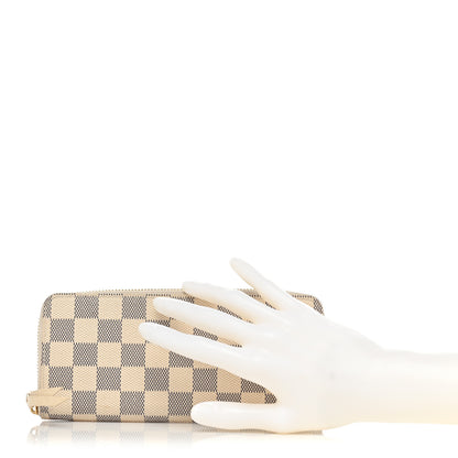 Louis Vuitton Damier Azur Clemence Wallet 2 of 14
