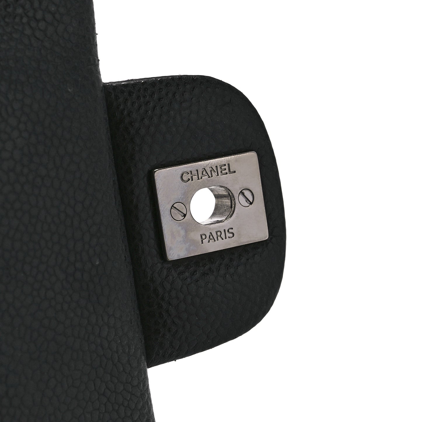 Caviar Quilted Mini Rectangular Flap Black