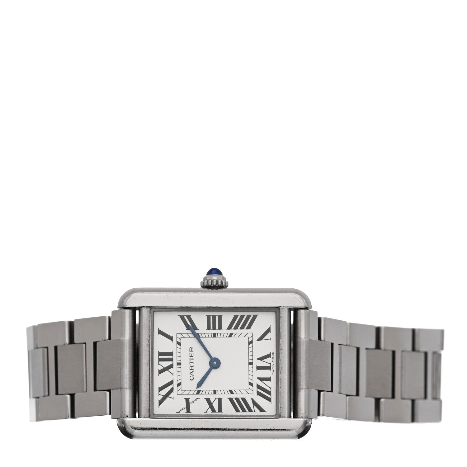 Cartier Stainless Steel 24mm Tank Solo Quartz Watch 2 of 6