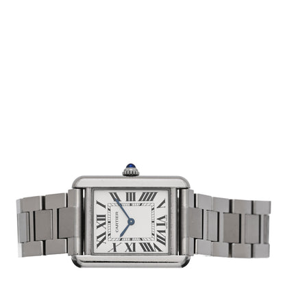 Cartier Stainless Steel 24mm Tank Solo Quartz Watch 2 of 6