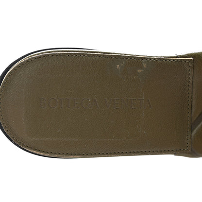 Bottega Veneta Nappa Quilted Rubber Lido Flat Sandals 37.5 Khaki 6 of 8