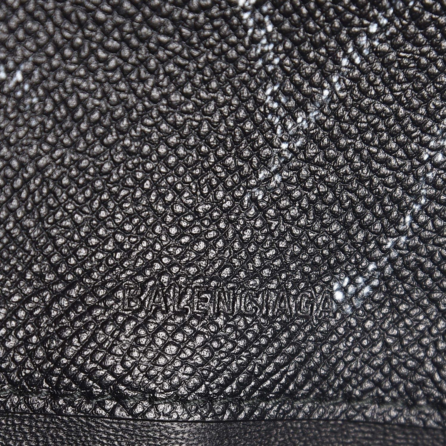 Balenciaga Calfskin Graffiti BB Chain Wallet Black Multicolor 6 of 8