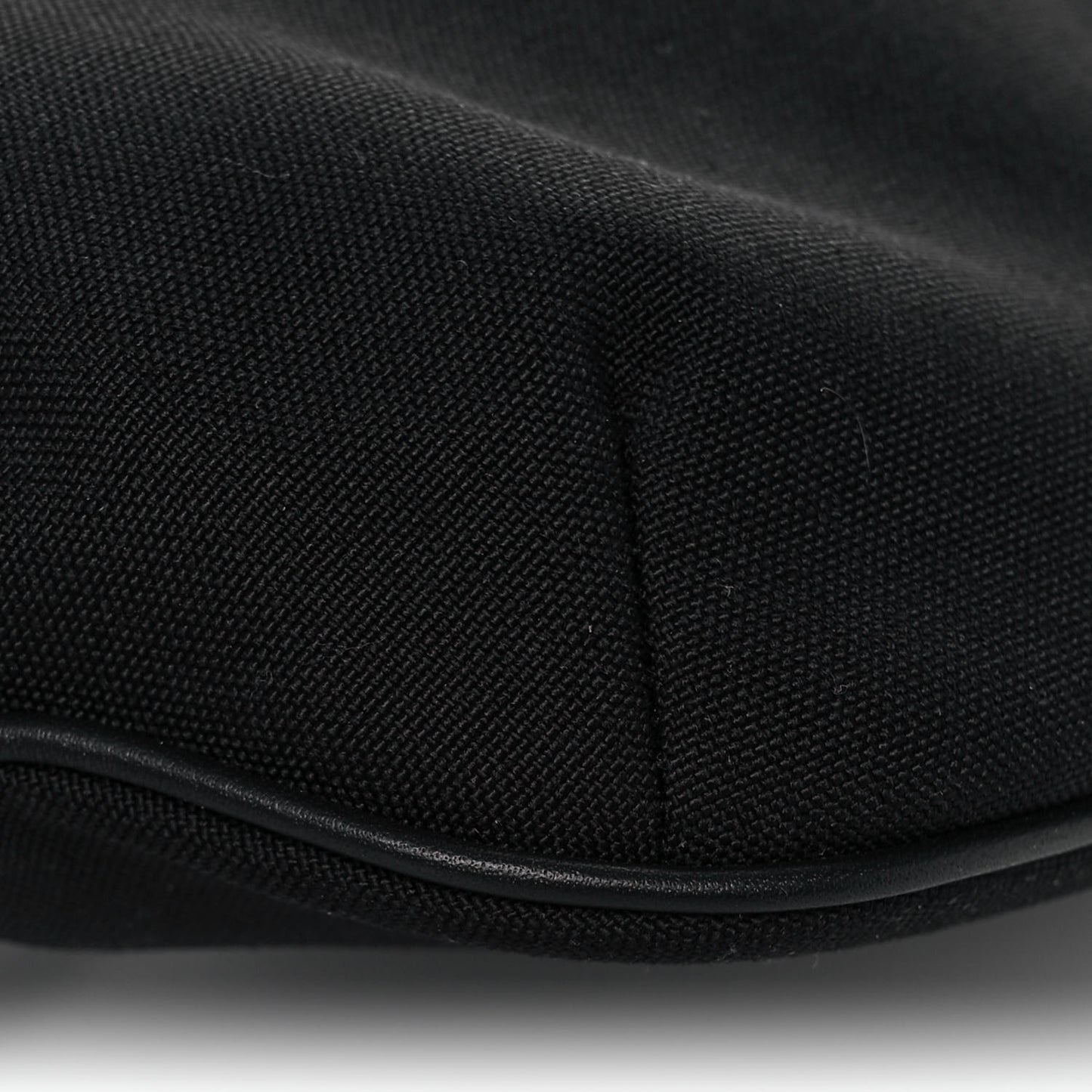 Canvas Monogram Belt Bag Black