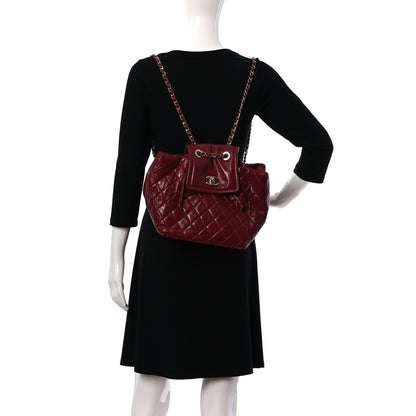 Chanel Lambskin Quilted Beijing Backpack Red 2 of 11