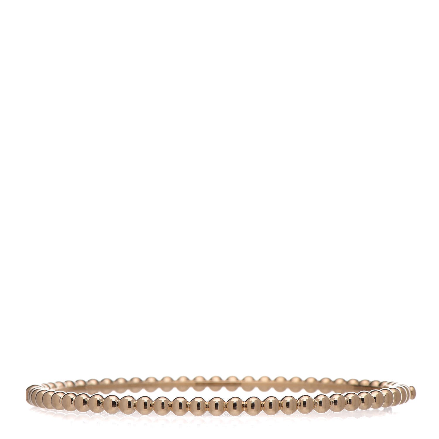 Van Cleef & Arpels 18K Yellow Gold Perlee Pearls of Gold Bracelet L 1 of 6