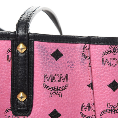 MCM Visetos Medium Liz Reversible Shopper Tote Pink 23 of 23