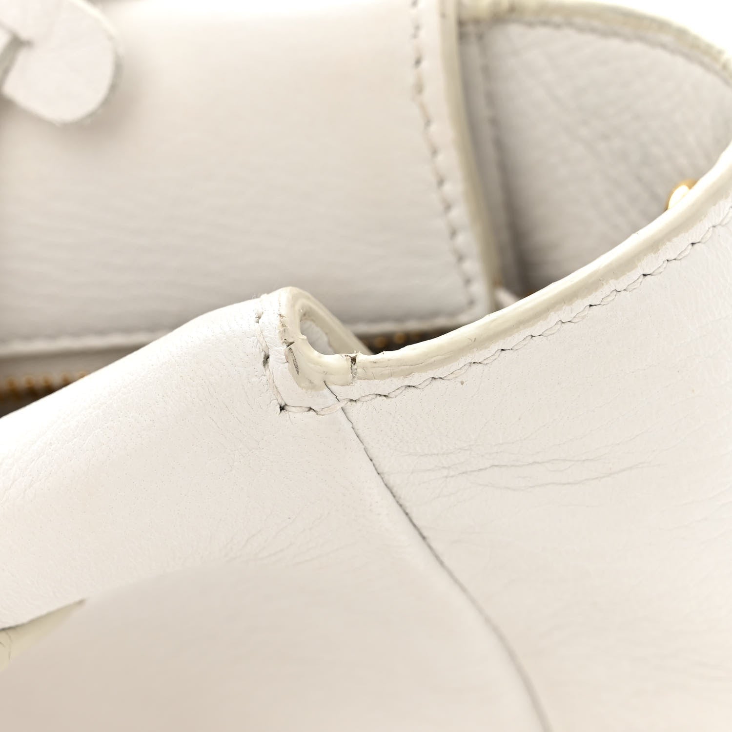 Prada Vitello Cervo Mini Satchel White 14 of 17