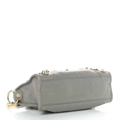 Balenciaga Agneau Giant 12 Gold Hardware Mini City Gris Pyrite 4 of 14