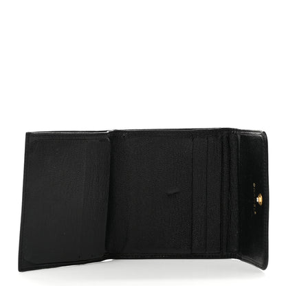 Chanel Goatskin Compact Double Sided Wallet Black 8 of 9