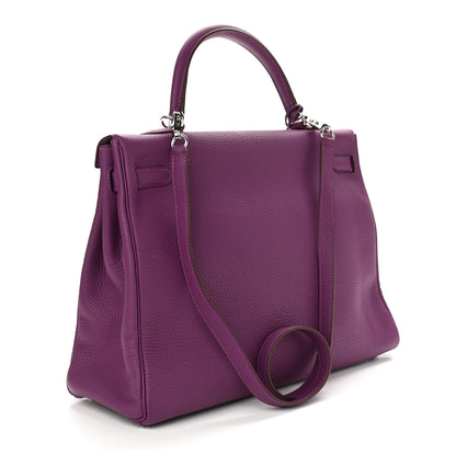 Hermes Togo Kelly Retourne 32 Anemone 2 of 12