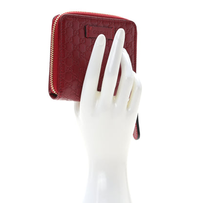 Gucci Microguccissima Compact Wallet Red 2 of 12