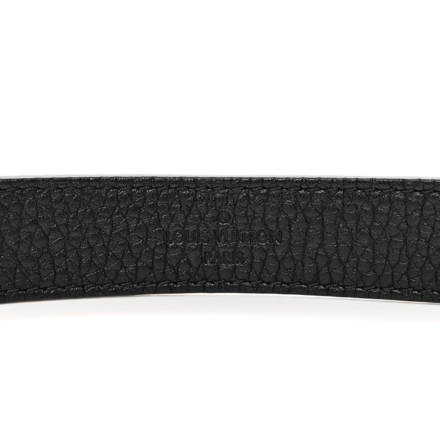 Grained Calfskin Shoulder Strap Dark Brown