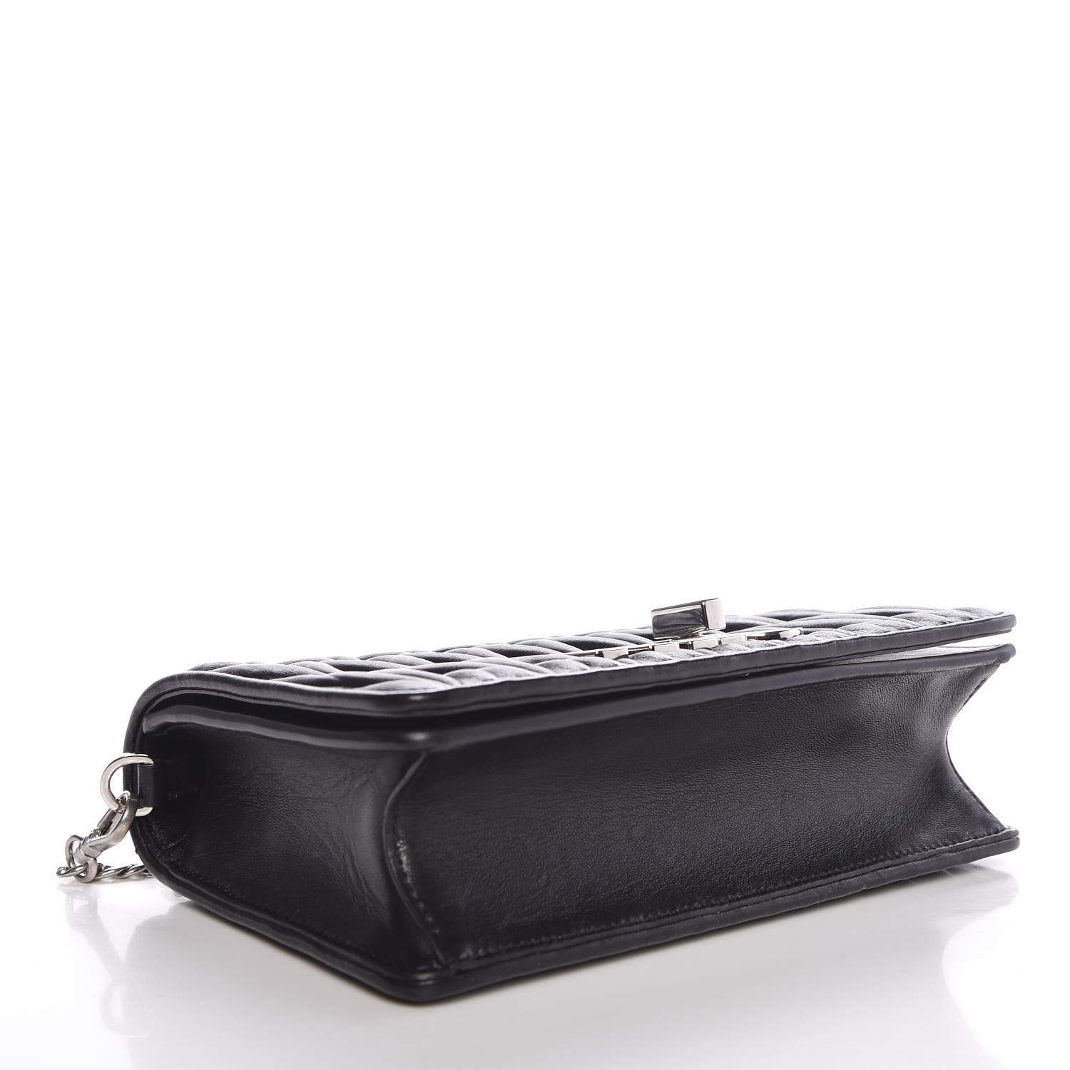 Miu Miu Matelasse Delice Miu Logo Bag Black 4 of 7