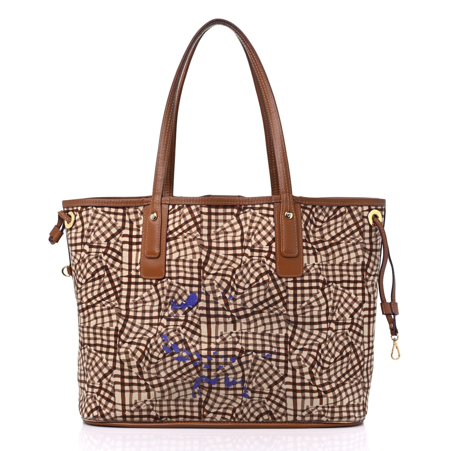 Visetos Medium Liz Reversible Shopper Tote Cognac