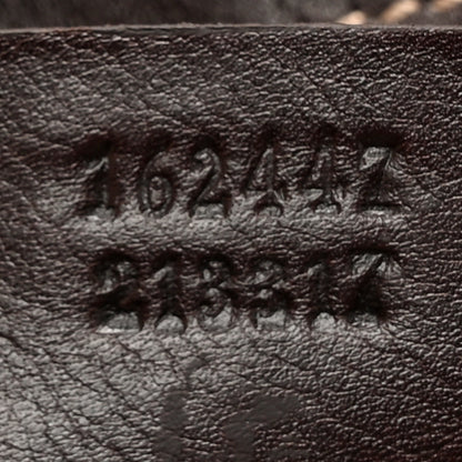 Gucci Calfskin Large Britt Shoulder Bag Dark Brown 7 of 10