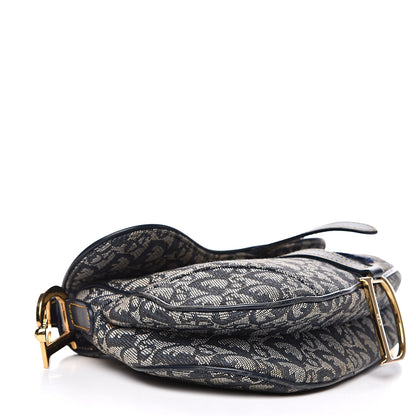 Christian Dior Monogram Saddle Bag Black 4 of 15
