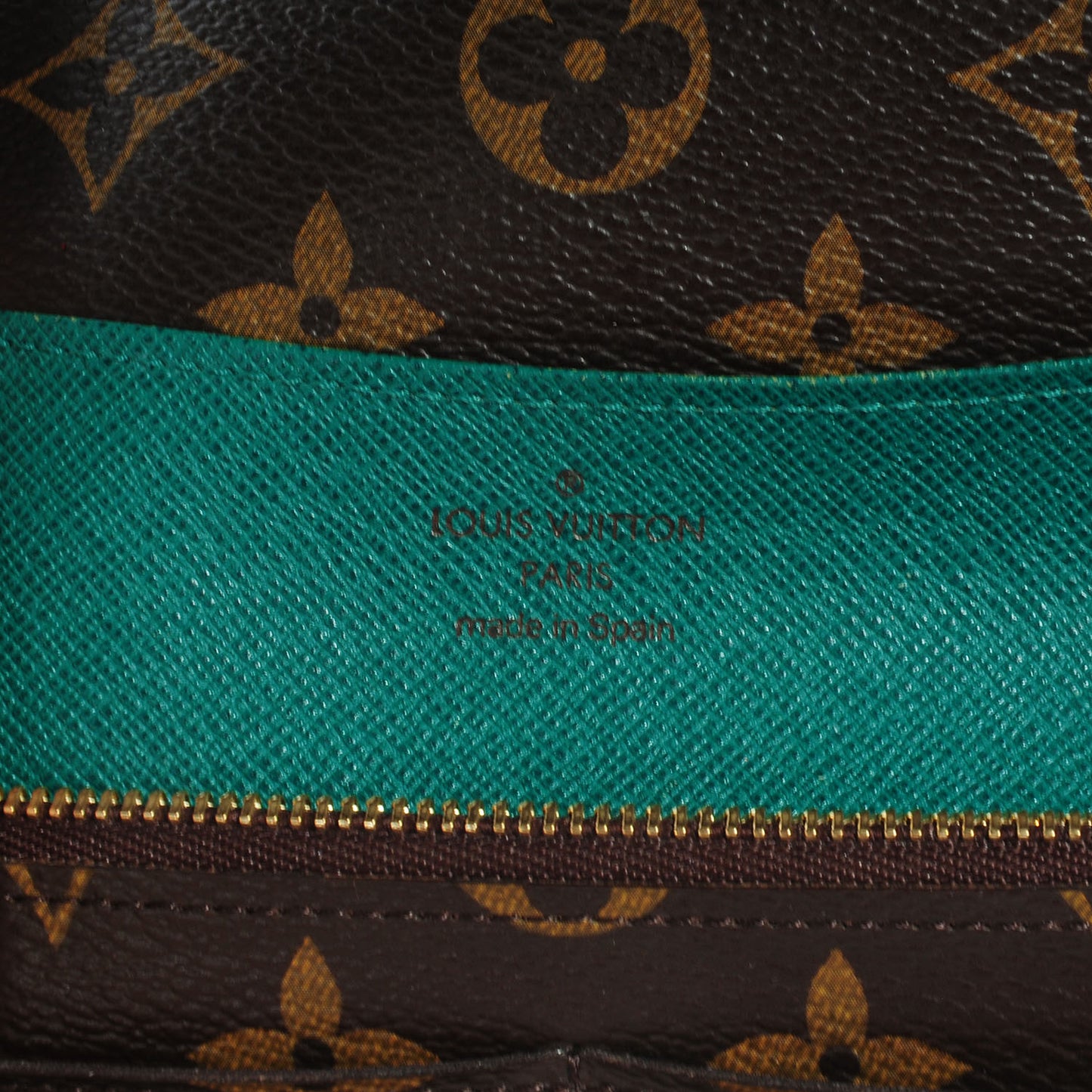 Monogram Emilie Wallet Vert