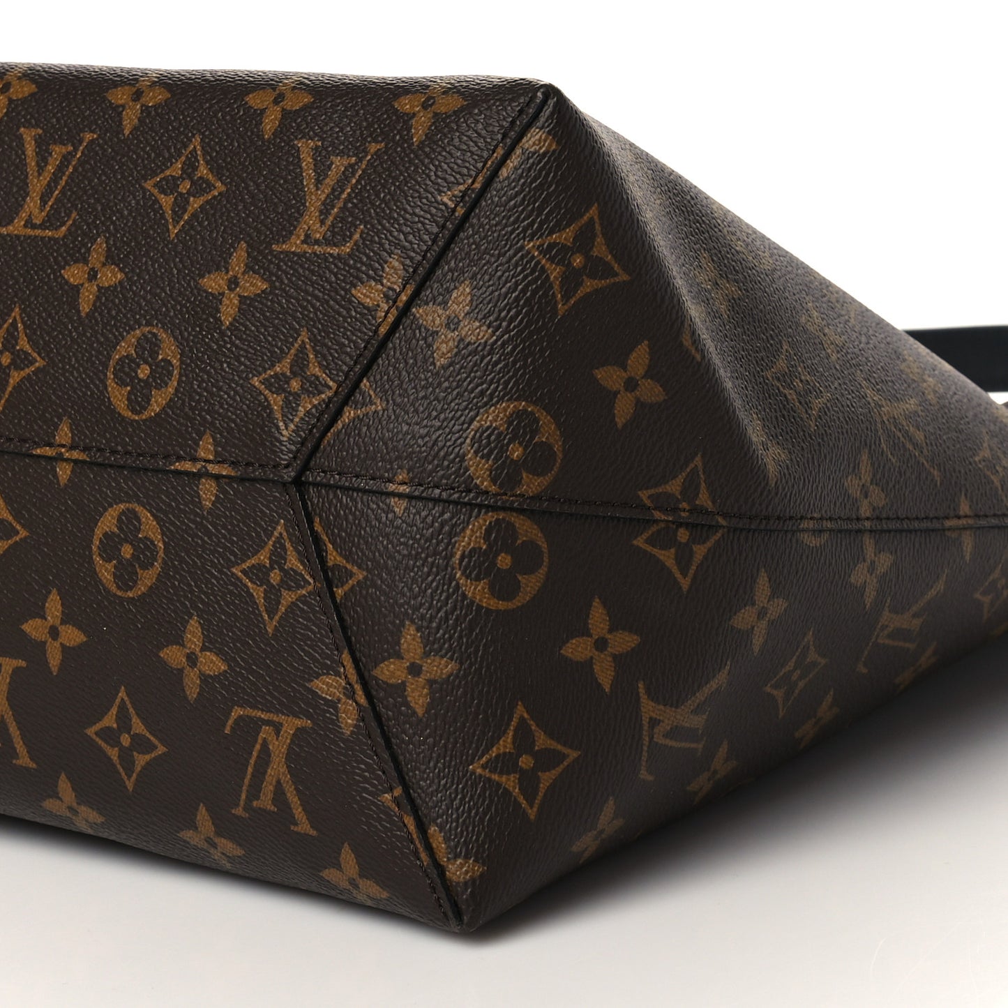 Monogram Flower Hobo Black