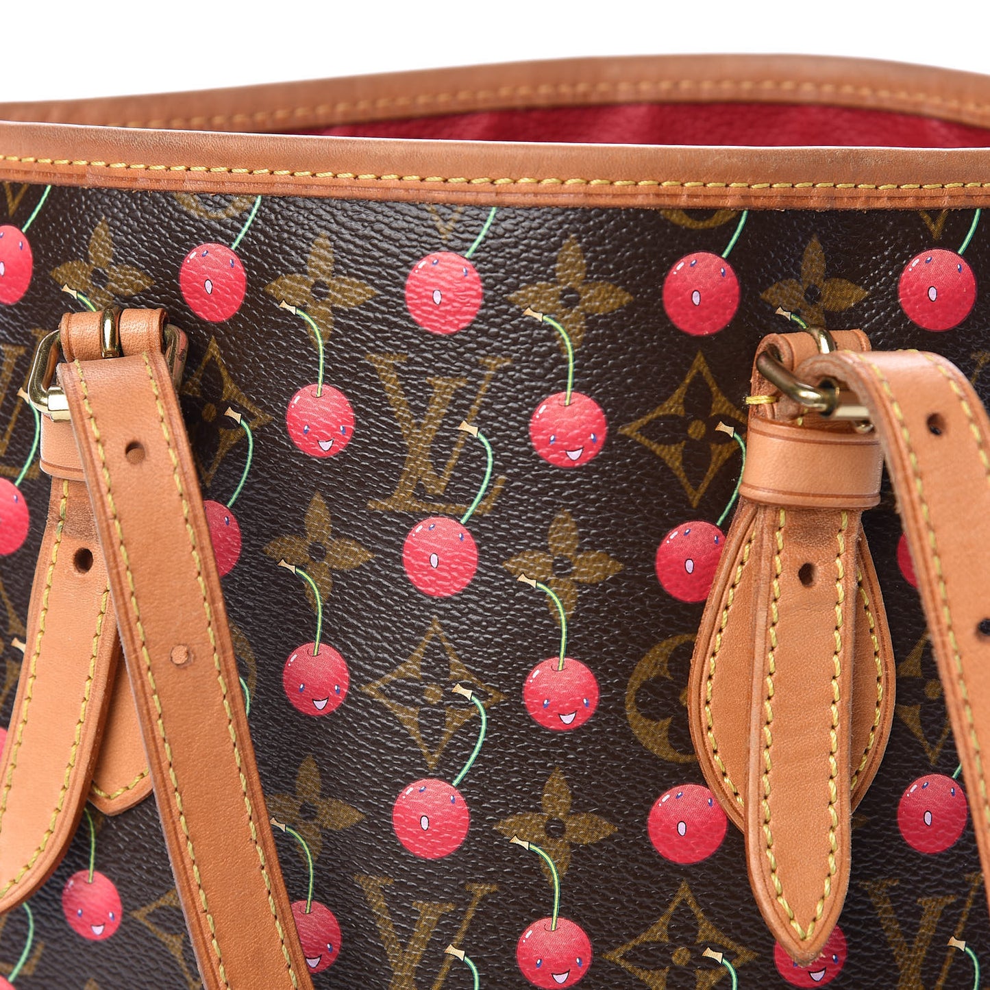 Monogram Cerises Bucket Bag