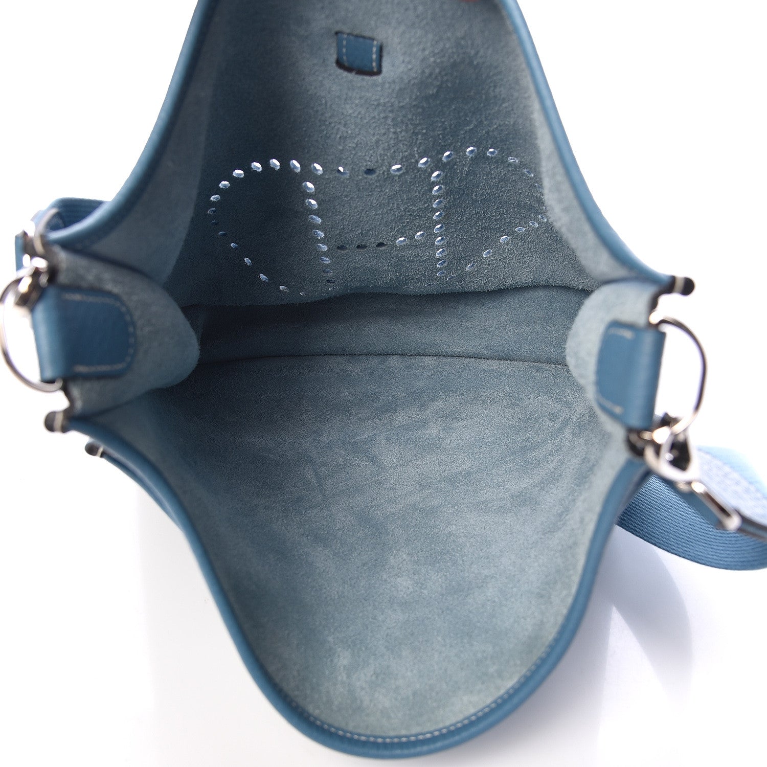 Hermes Taurillon Clemence Evelyne III GM Blue Jean 5 of 10