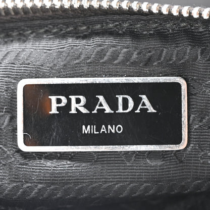 Prada Re-Nylon Saffiano Double Pouch Shoulder Bag Black 6 of 10