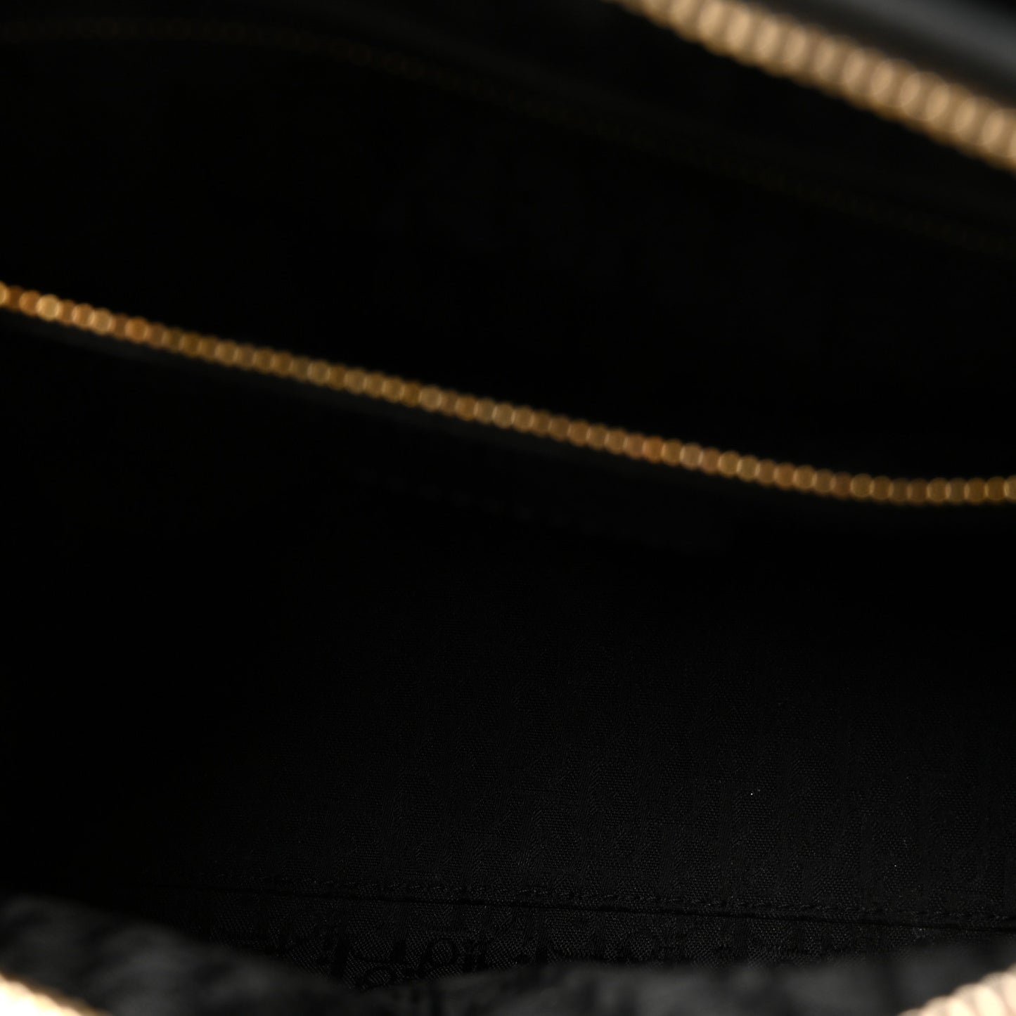 Patent Cannage Large Lady Dior Black