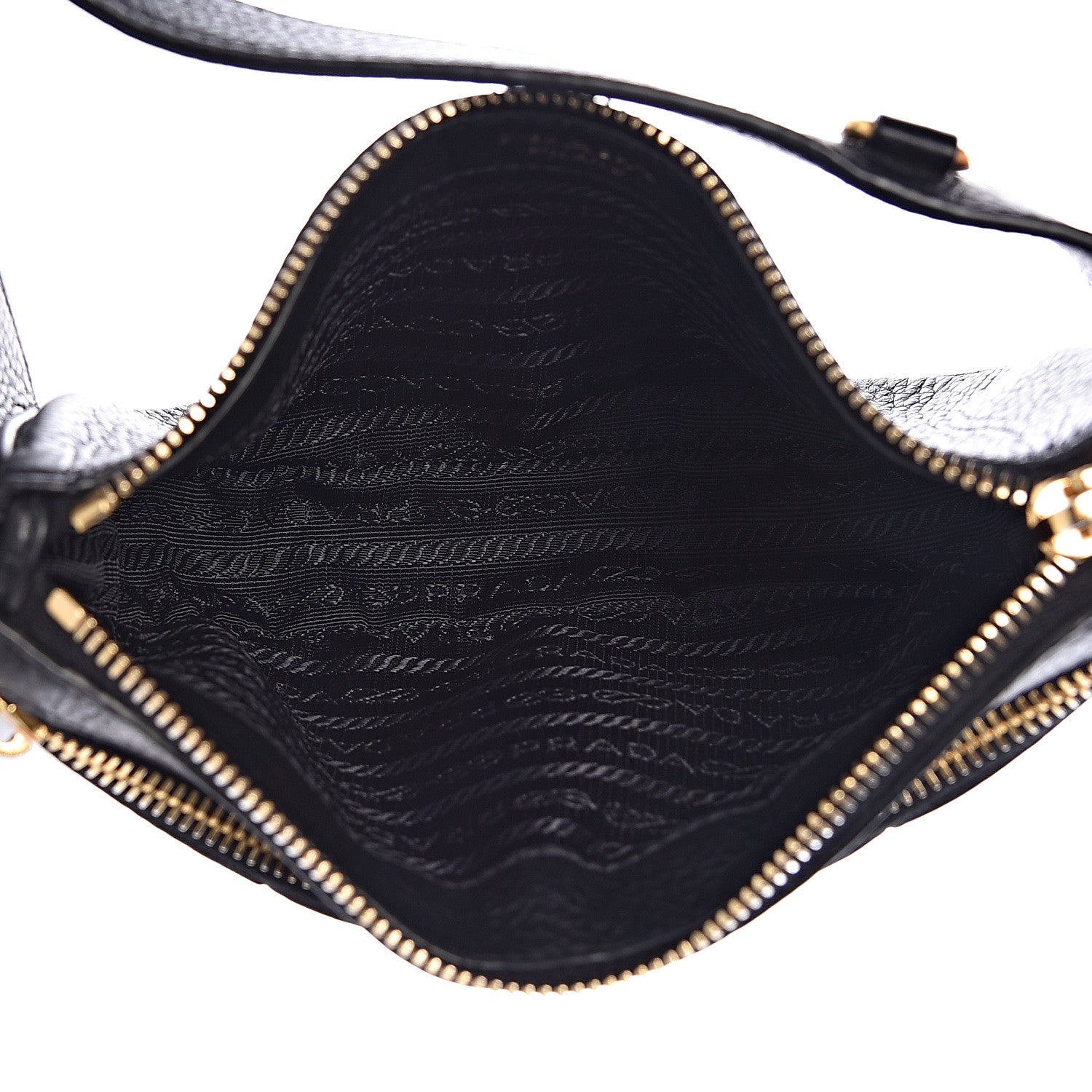 Prada Vitello Daino Small Belt Bag Black 5 of 13