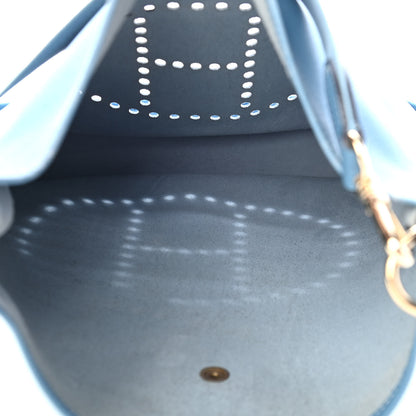 Hermes Epsom Evelyne GM Blue Jean 5 of 12
