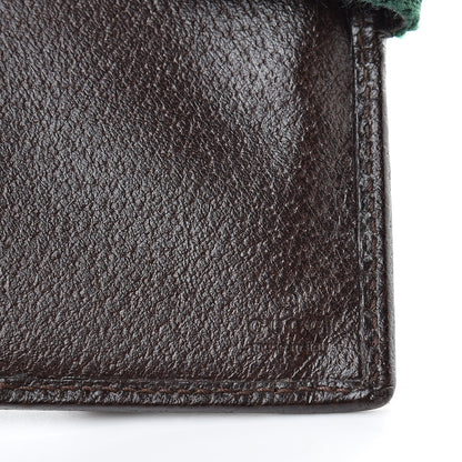 Gucci Monogram Calfskin Ladies Web Continental Wallet Beige Ebony Cocoa 6 of 11