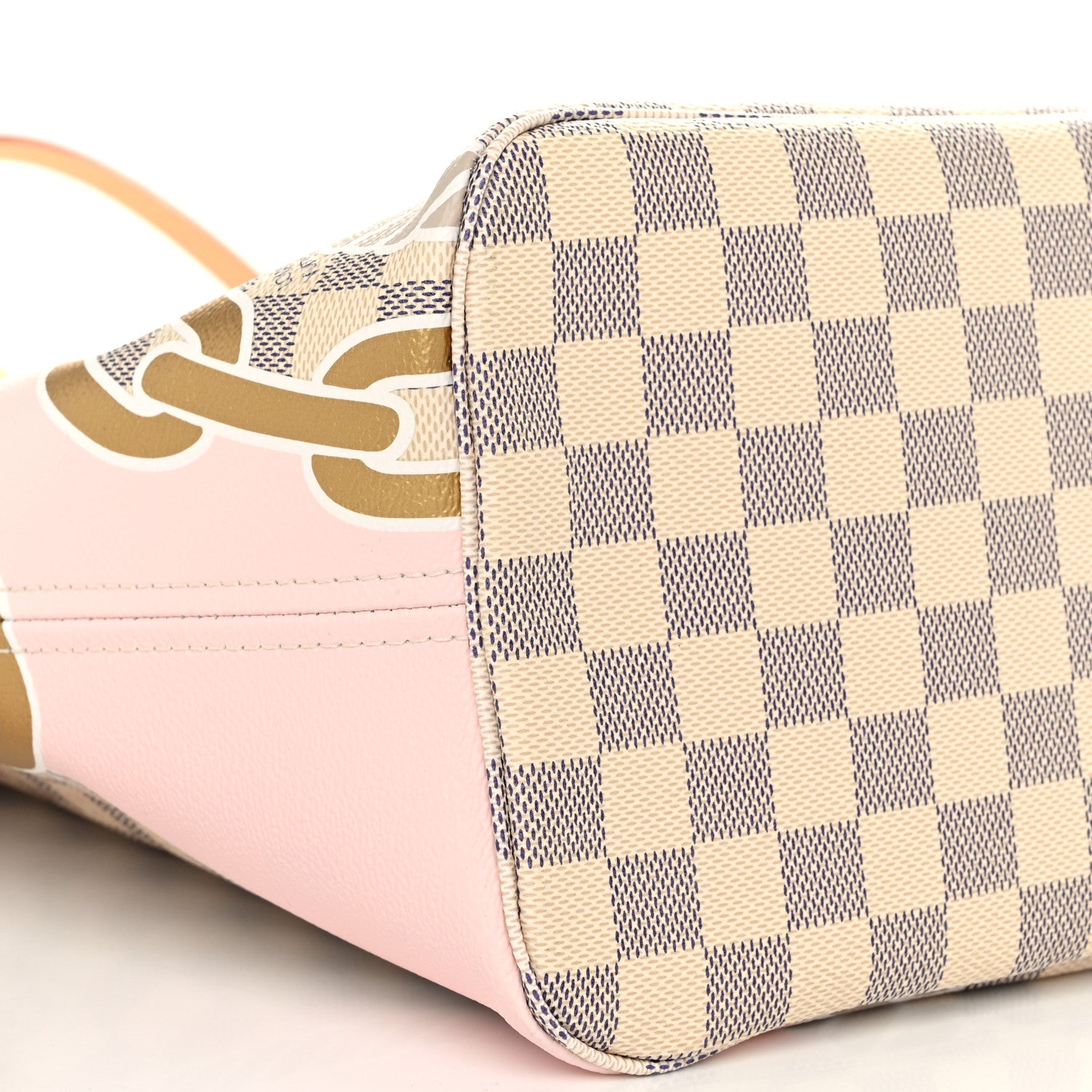 Louis Vuitton Damier Azur Nautical Neverfull MM 9 of 10