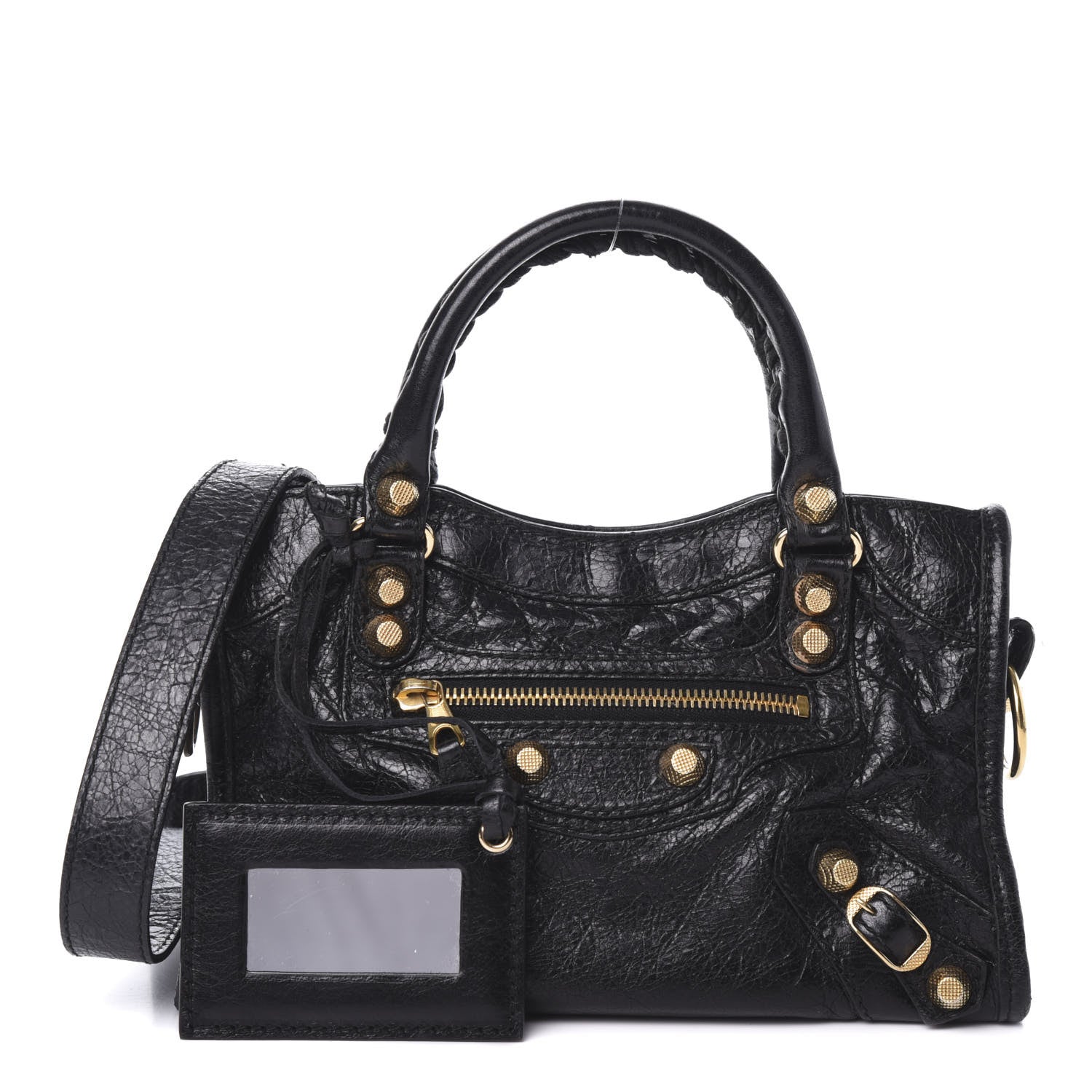 Balenciaga Agneau Giant 12 Gold Hardware Mini City Black 1 of 14