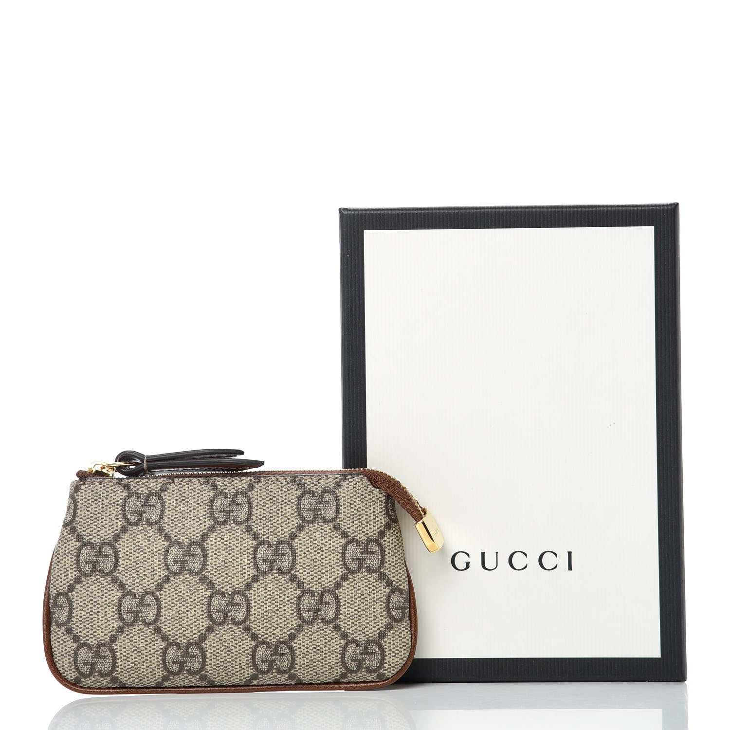 Gucci GG Supreme Monogram Key Case Brown 8 of 8