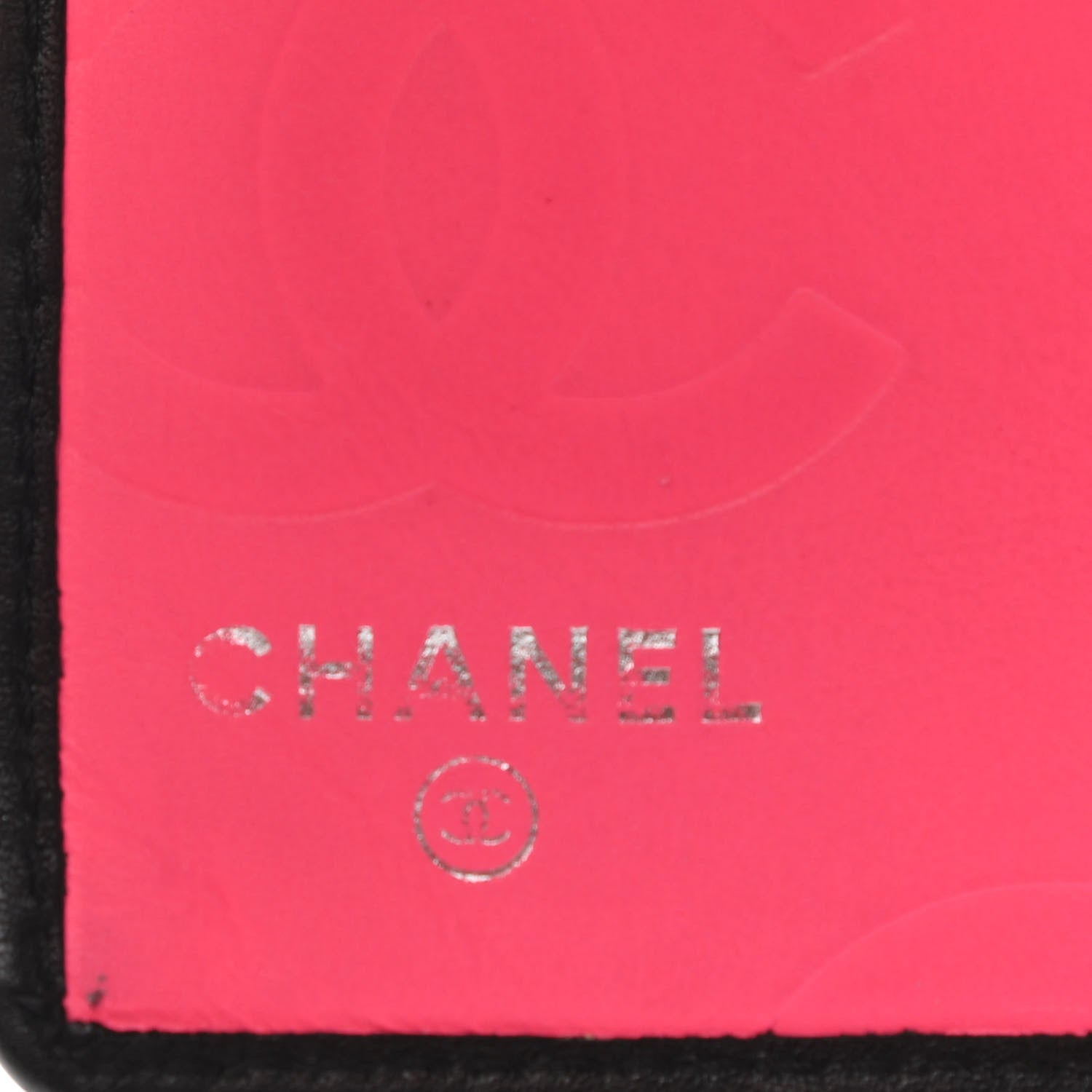 Chanel Calfskin Quilted Cambon Yen Wallet Black 6 of 8