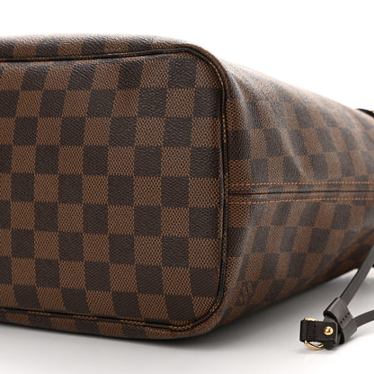 Louis Vuitton Damier Ebene Neo Neverfull MM Rose Ballerine 11 of 22