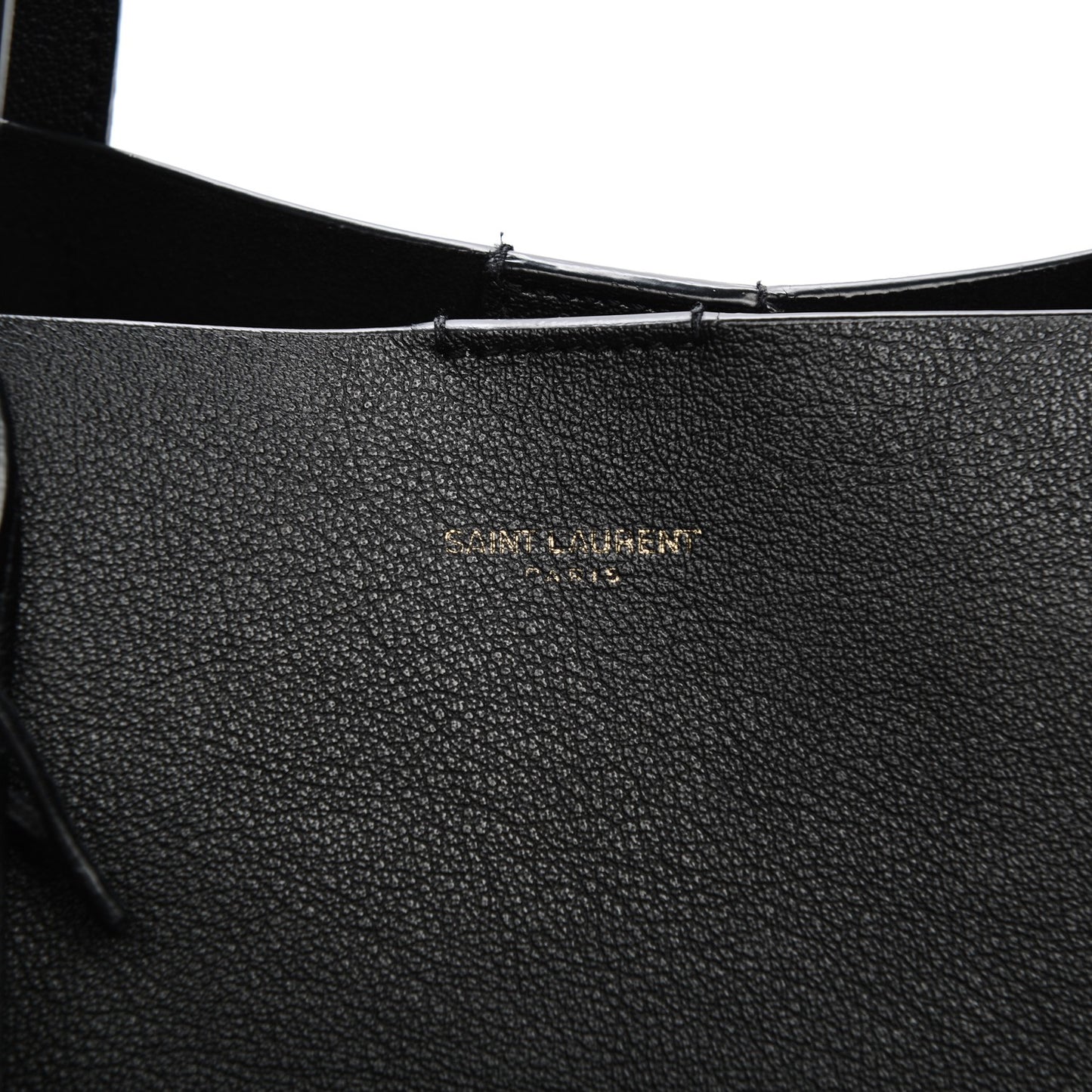 Calfskin Large Shopping Tote Black