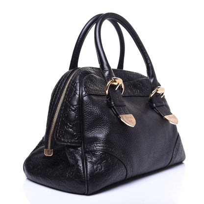 Gucci Guccissima Signoria Large Dome Bag Black 3 of 12