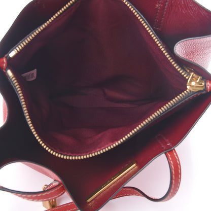Marc Jacobs Grained Calfskin Grind Shopper Tote Red 8 of 16