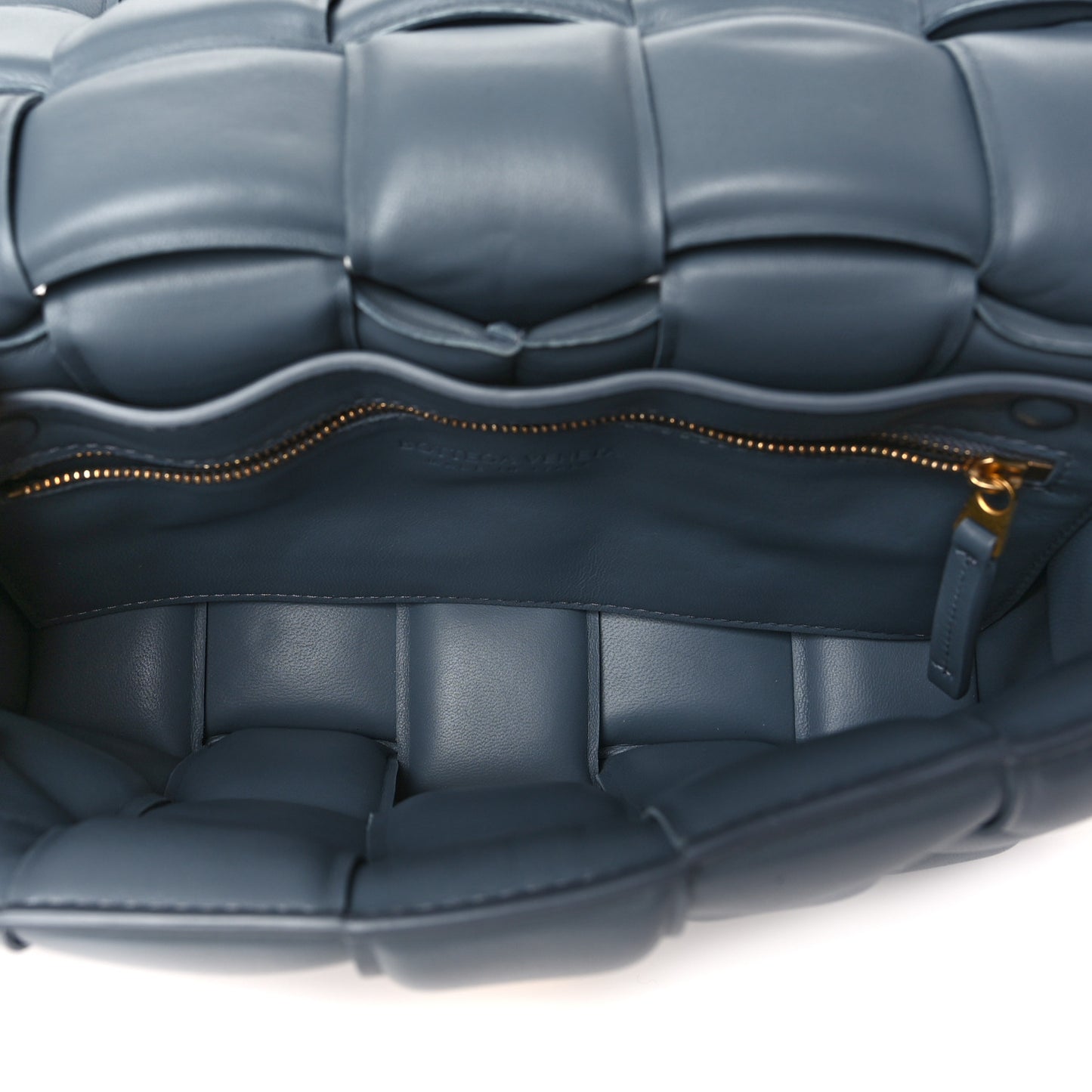 Nappa Maxi Intrecciato Padded Cassette Crossbody Bag Thunder