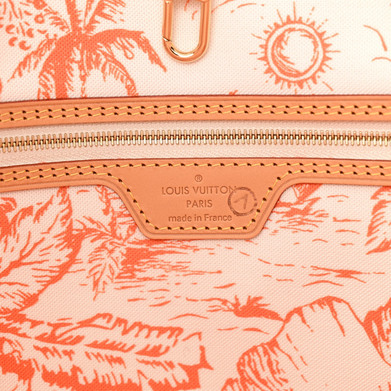 Louis Vuitton Monogram Giant By The Pool 2.0 Neverfull MM Coral 7 of 10