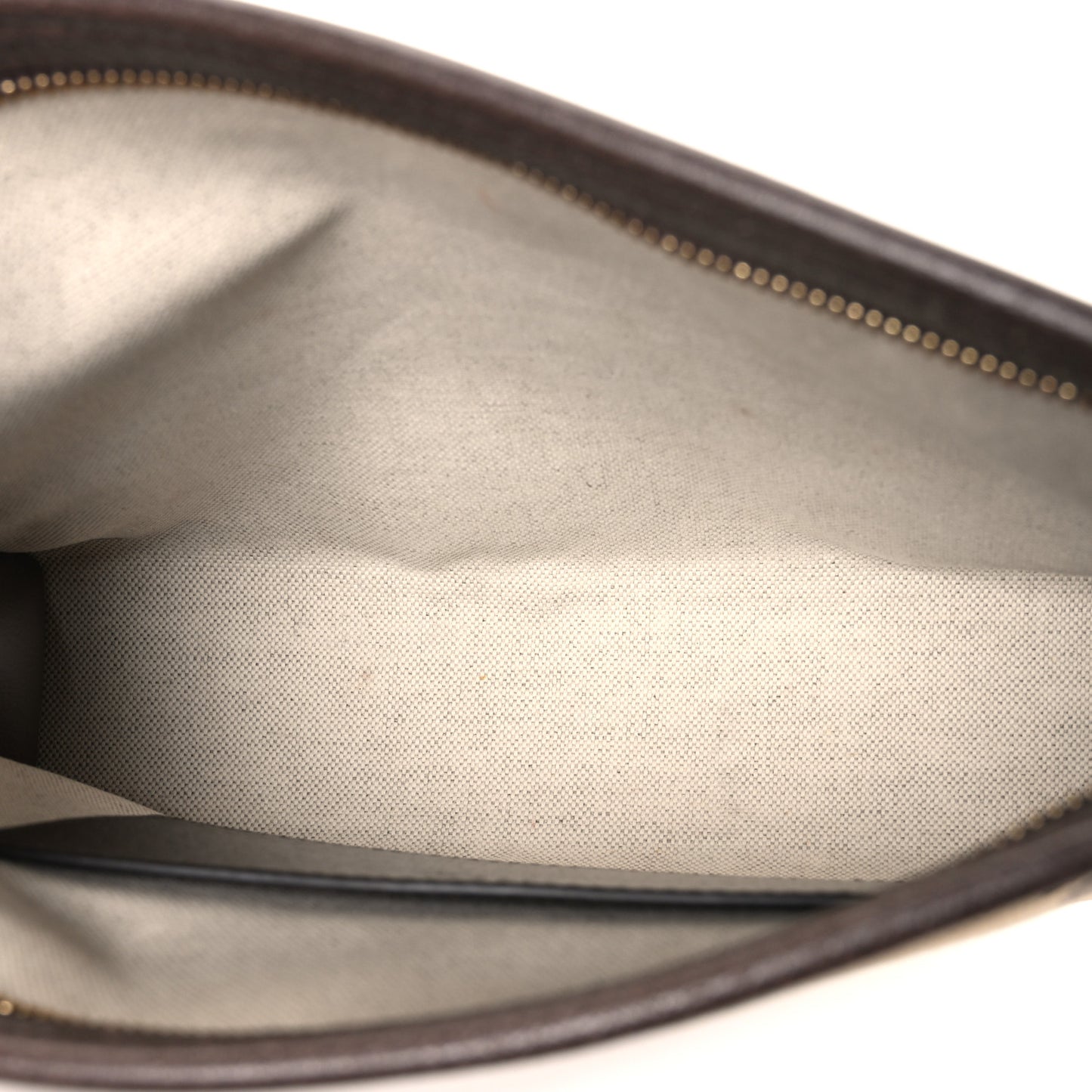 Monogram Jumbo GG Textured Dollar Calfskin Pouch Camel Ebony New Acero Camel Ebony New Acero