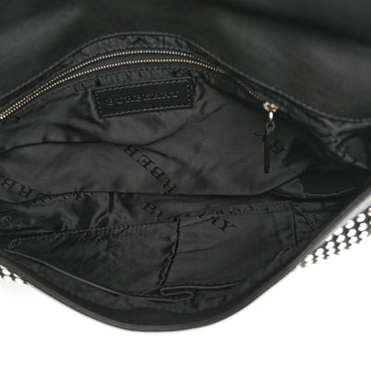 Burberry Calfskin Studded Medium Dalston Shoulder Bag Black 5 of 10