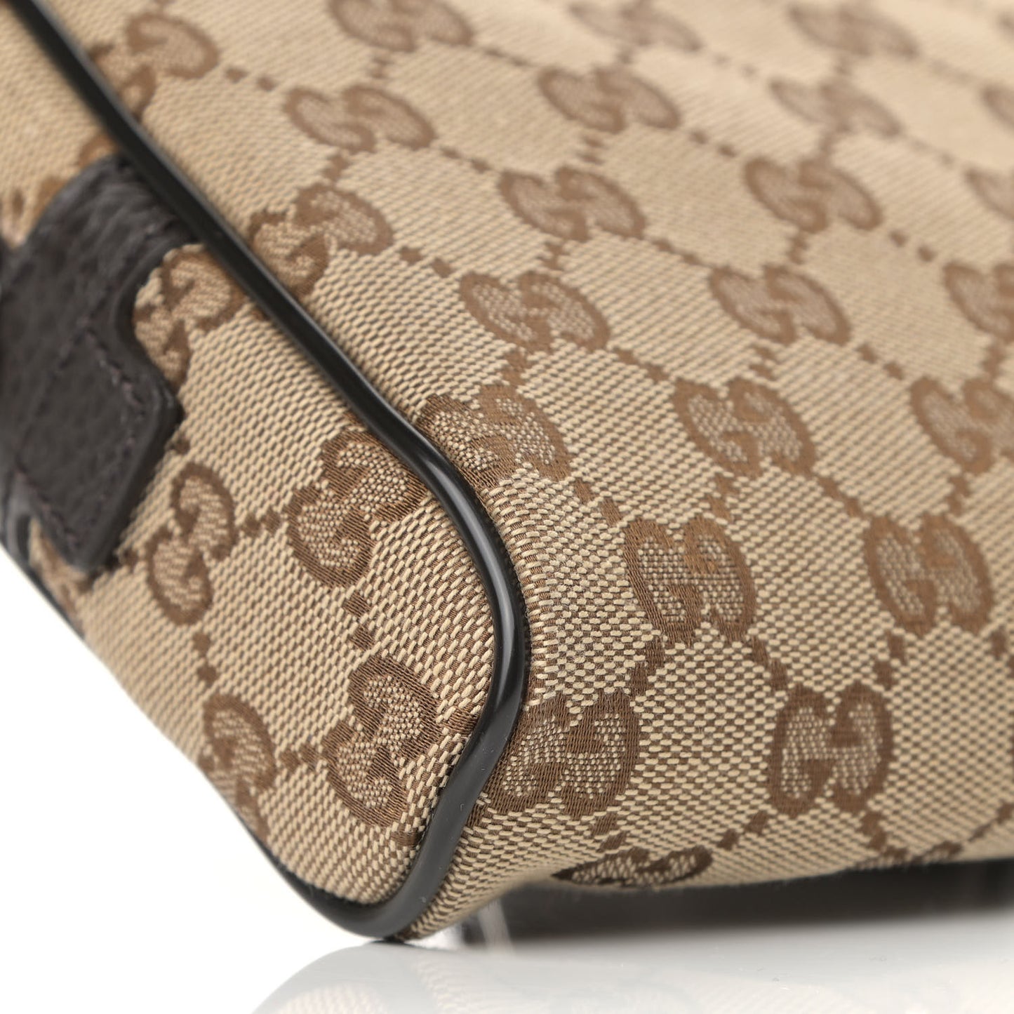 Monogram Belt Bag Dark Brown