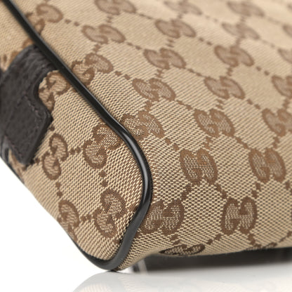 Gucci Monogram Belt Bag Dark Brown 8 of 9