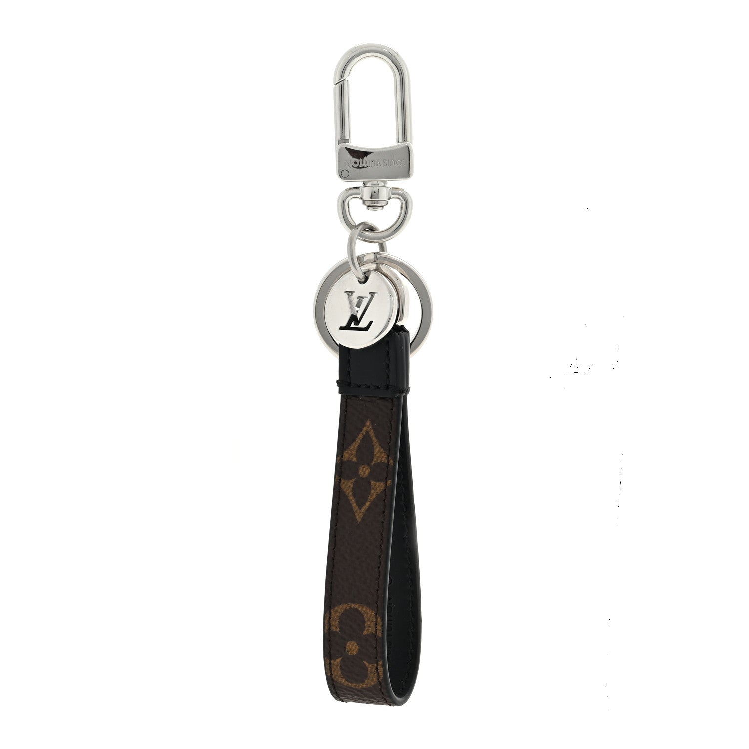 Louis Vuitton Monogram Slim Dragonne Bag Charm Key Holder 1 of 3