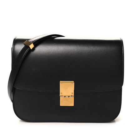 Celine Box Calfskin Medium Classic Box Flap Bag Black 1 of 12