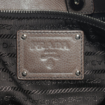 Prada Glace Calf Shoulder Bag Ardesia Fumo 7 of 10