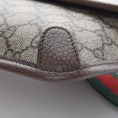 Gucci GG Supreme Monogram Neo Vintage Web Belt Bag Brown 6 of 9
